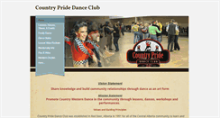 Desktop Screenshot of countrypridedanceclub.ca